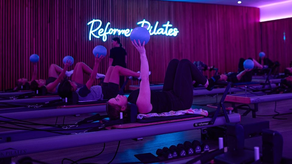 Ladies participate in Reformer Pilates Class at Lawnton Genesis Health + Fitness