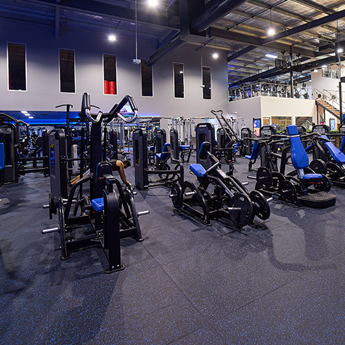 Spacious Gym Floor